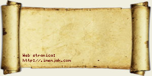 Jakov Zivlak vizit kartica